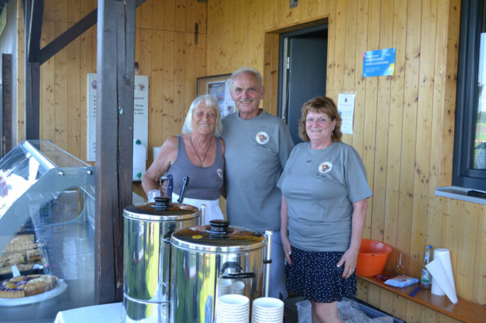 Cafeteria Team, Maria, Dieter und Gaby